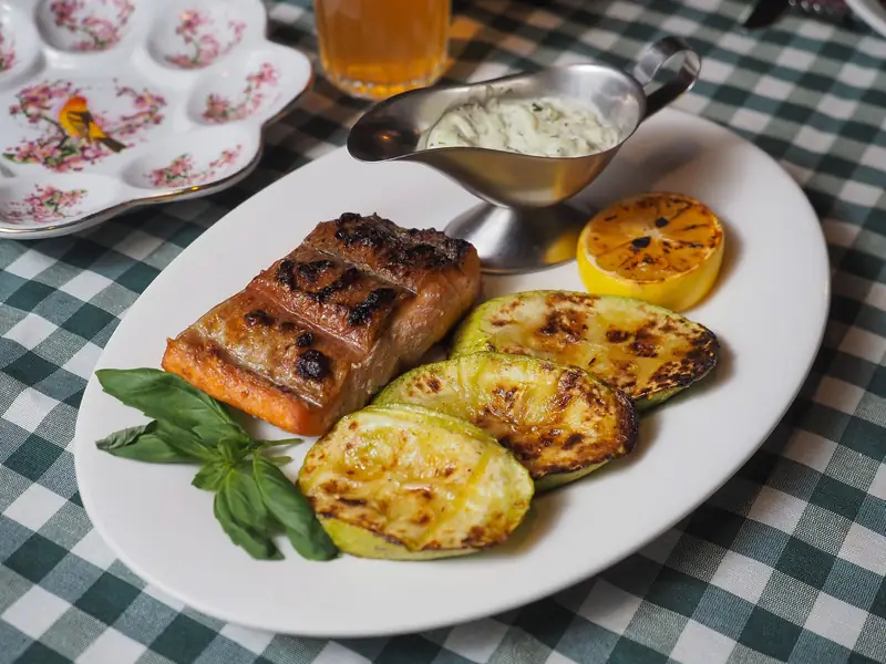 Saumon Grillé Sauce Citron
